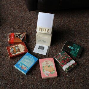 Vintage Bundle of Avon Mood Creations Nite Light Fragrancer & Scented Cartridges
